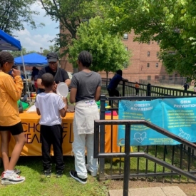 Kids at Summer Food Program Kickoff Event.